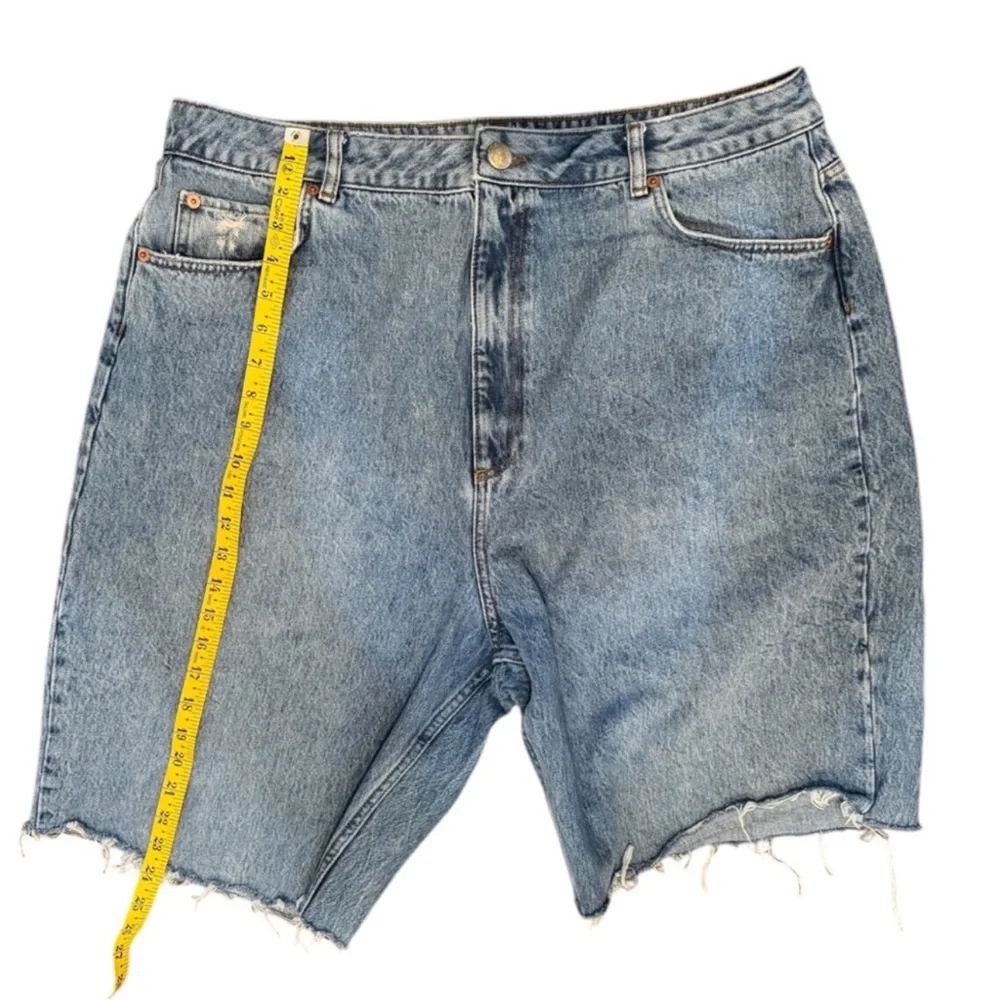 ASOS Washed Long Denim Jean Shorts
